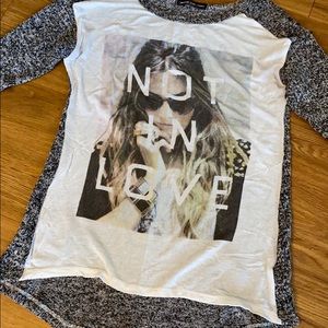 happening in the present shirt